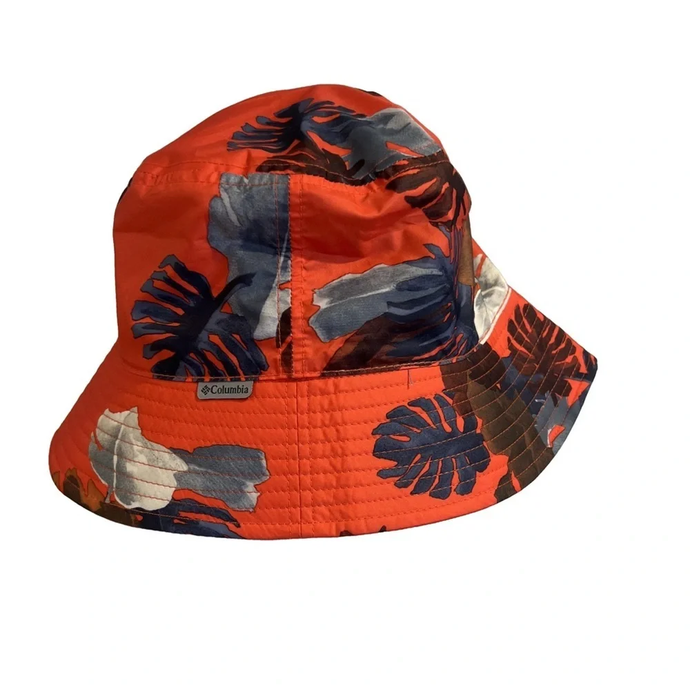Columbia Reversible ' Tropical Print Bucket Hat NWOT